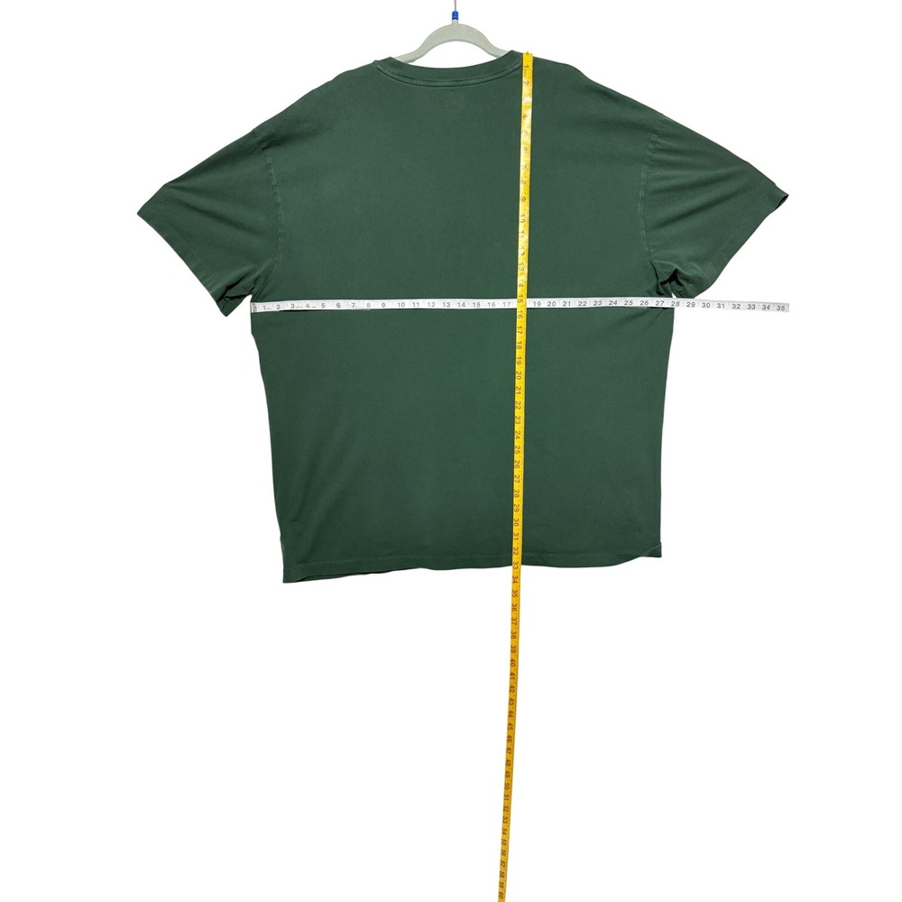 Polo Ralph Lauren Mens Green Cotton Pocket T-Shirt Pony Logo Excellent - Picture 3 of 6